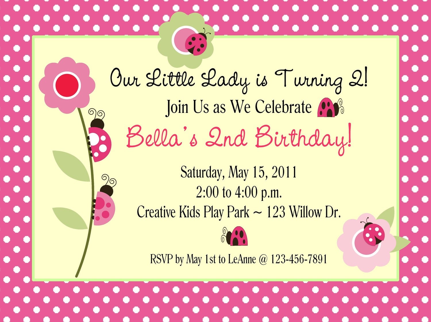 Doc    Invitation Birthday Party Card â Birthday Party Invitations